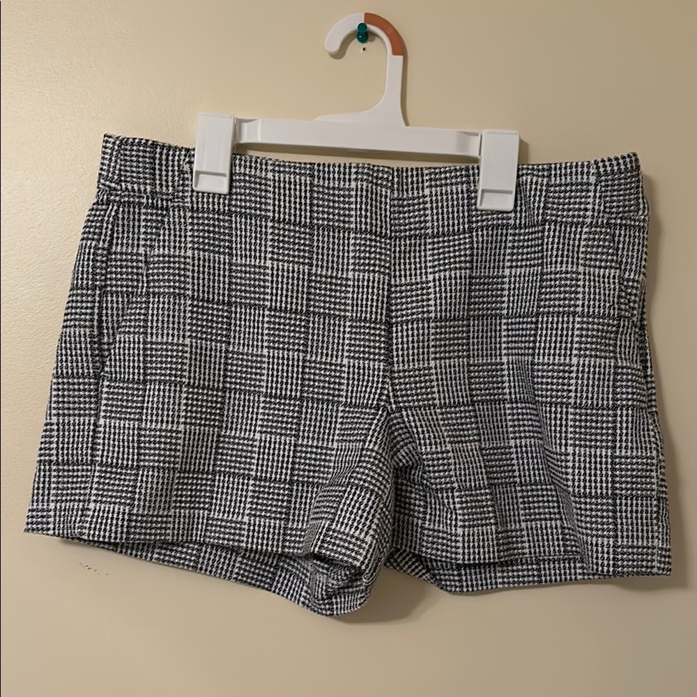 LOFT Black and White Shorts